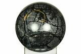 Polished Picasso Marble Sphere - Utah #311578-1